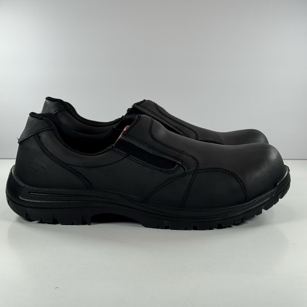 Avenger Work Shoes Foreman Slip On Leather Black‎ Waterproof Steel Toe Men 14 M